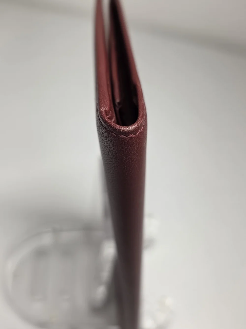 Cartier Burgundy Long Leather Wallet